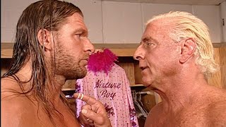 Mr. McMahon Talks to Triple H and Ric Flair Before their Match: WWE Raw December 31, 2007 HD