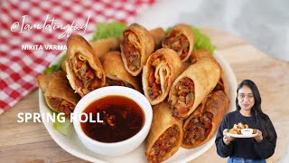 Veg Spring Roll Recipe I Spring Roll Sheets I Spring Roll From Scratch