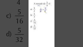 Multiplicação de frações