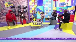 Palhaçada no seu melhor: Dabeleza e Papá Swegue lutam em direto no programa "Na Placa" da ZAP Viva!