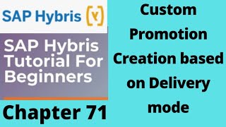 Custom Promotion Condition in Hybris | Custom Promotion in Hybris | hybris promotion engine | hybris