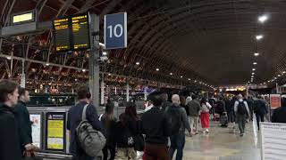 Anne announcing the 22:22 Great Western Railway service to Bedwyn