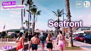 Torremolinos Seafront | Torremolinos street tour | spain walking tour 4K | Torremolinos 2024