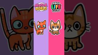 Avatar World VS Toca Boca pets Which is better #tocaboca #avatarworld