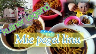 Mie pegel Linu || makanan pas di kala mendung || kuliner jadul.