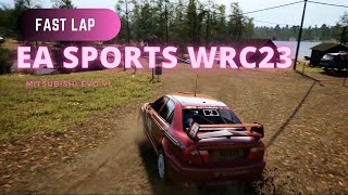 EA Sports WRC fast lap || no music, no voice - only the beautiful sound of the Mitsubishi Evo VI