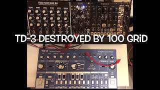 “TD-3 destroyed by 100 Grit” by Friendly Noise