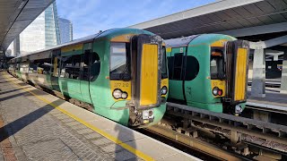 Trains at London Bridge & East Croydon