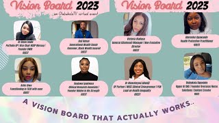 VISION BOARD 2023 – HOLD THE VISION, TRUST THE PROCESS