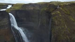 From Above - Haifoss, Iceland - Drone 4k