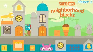 Neighborhood blocks (Sago mini) - Games for Toddlers & Kids - Android.