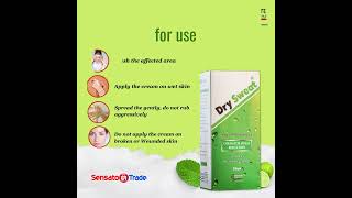 Dry sweat Cream  | Controls Perspiration 24 hours | Anti sweating cream