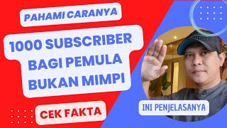 1000 Subscriber Bagi pemula bukan mimpi Tonton dulu #subscribe #1000subscriber #pemula #youtuber