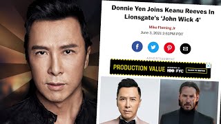 Donnie Yen (IP MAN!!) Joins Keanu Reeves In Lionsgate’s ‘John Wick 4