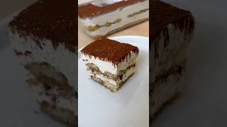 ألذ وأسهل تيراميسو (بدون بيض)😍BEST Eggless Tiramisu #shorts #ترند