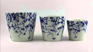 Picture Collection Of Decorative & Beautiful White Ceramic Flower Pots