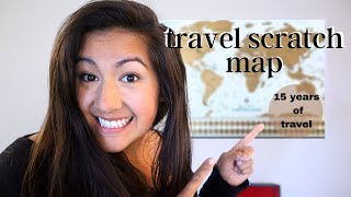 MY WORLD SCRATCH MAP | Every Country I've Visited! 15 years of travel!