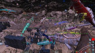 ARK Official PVP - GANG GANG DELETING HYDRA & WIPING BLACKOUT HUC