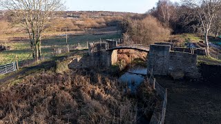 Drone flight over what's left of the canal in Wilthorpe