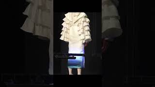 Fabric changing colors during Paris Fashion week #shorts