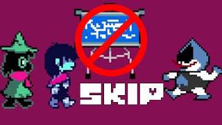 What if You SKIP the Thrash Machine Making? [Deltarune chapter 1 & 2]