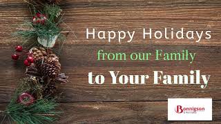 2020 Happy Holidays Video Message from the Bonnigson & Associates Team