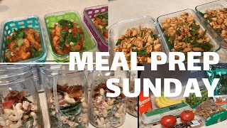 MEAL PREP FOR WEIGHT LOSS FOR SINGLE PEOPLE | Week 6 Weight Loss Journey Meal Prep