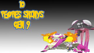 TOP 10 PEORES SHINYS GEN 9/ megagamer nick