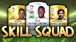 FIFA 16 BEST CHEAP 5 STAR SKILL TEAM - THE SILVER PELE SQUAD BUILDER! - Fifa 16 Ultimate team