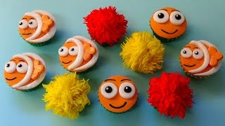 how to make nemo cupcakes