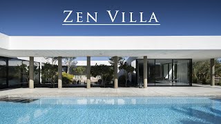 Villa with pool and courtyard with stunning landscaping