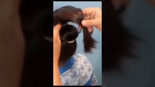 Massy Bun Hairstyle For Girls