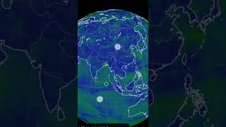 Today's live cyclone satellite view over India and West Bengal 14/09/24