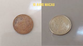 Coin Restoration 10 Avos Macau #38