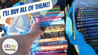 What BOOKS did I buy this week at a Carboot Sale to resell on EBAY?