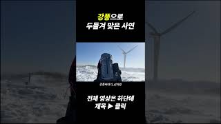 강풍싸대기로 두들겨 맞았다 #shorts #등산