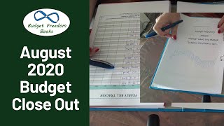 August 2020 Budget Close Out / September 2020 Budget Open – Debt Free Life | How to budget 2020!