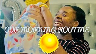 MORNING ROUTINE OF A CHRISTIAN FAMILY OF 3 | MORNING ROUTINE WITH A NEWBORN