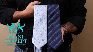 Diamond Crown & Javid Shah neckties By Kiani Concept