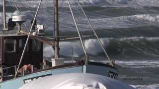 Storm at the North Sea in Denmark