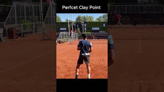 Perfect Point ‼️ | Clay Tennis 🧱 🎾