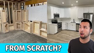 How to Build Kitchen Cabinets | START TO FINISH