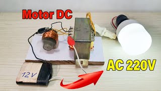 Generator 12v to 220v 100% work Using 12V Motors #030