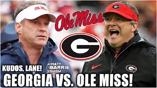 🚨 Georgia GOT GOT! 🚨 Lane Kiffin with his BEST WIN at Ole Miss | The Matt Barrie Show