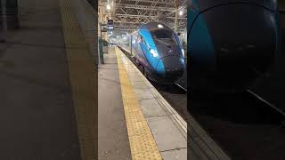 TPE TRAINSPENNINE EXPRESS LEAVING EDINBURGH WAVERLY