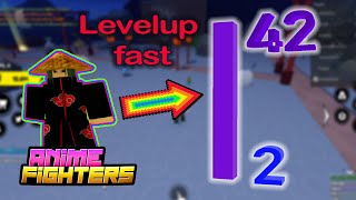 📈Level up faster this way in anime fighters simulator | Roblox