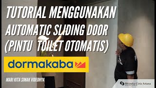 Tutorial cara menggunakan pintu toilet otomatis (bisa buka-tutup sendiri) #viralvideo #automaticdoor