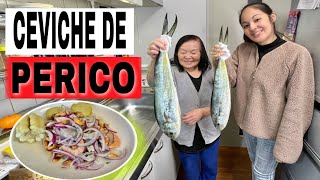 LES PREPARE UN CEVICHE DE PERICO ( DORADO ) a TOCHIMI y mi MUÑEQUITA 🐠🌶🍋