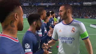 Real Madrid VS PSG UEFA Champions League • Round of 16 • Leg 1 of 2 | FIFA 22 Gameplay | Ps4 Pro•