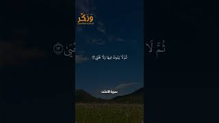 سورة الأعلى الآيات من 10 إلى 18 بصوت القارئ سعد الغامدي #حالات  #quran #قرآن  #shorts